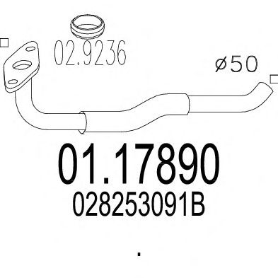 Exhaust Pipe 01.17890