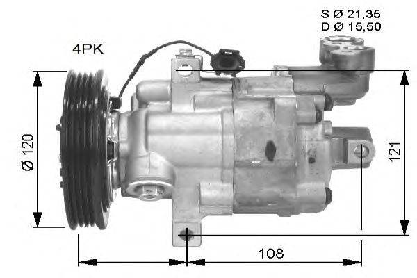 Compressor, ar condicionado 32461