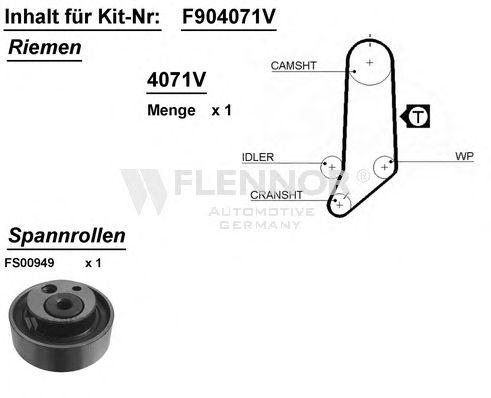 Timing Belt Kit F904071V