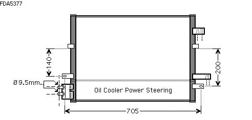 Condensator, airconditioning FDA5377