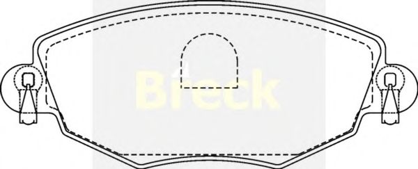 Brake Pad Set, disc brake 23279 00 701 10