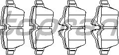 Комплект тормозных колодок, дисковый тормоз 501 718