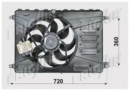Ventilador, refrigeración del motor 0505.2028