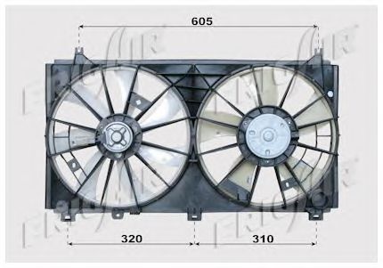 Ventilador, refrigeración del motor 0515.2503