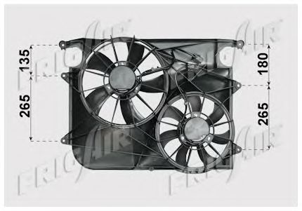 Ventilateur, refroidissement du moteur 0531.2011