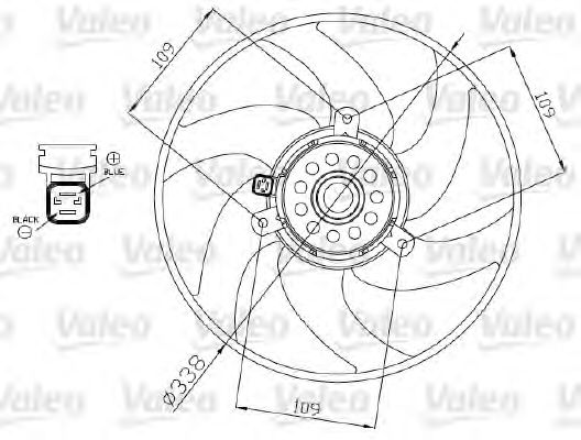 Ventilador, refrigeración del motor 698375