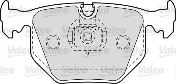 Комплект тормозных колодок, дисковый тормоз 598580