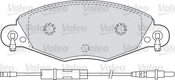 Brake Pad Set, disc brake 598416