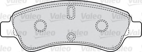 Комплект тормозных колодок, дисковый тормоз 598464