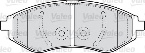 Brake Pad Set, disc brake 598644