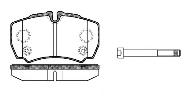 Комплект тормозных колодок, дисковый тормоз P9493.10