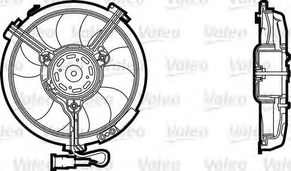 Electric Motor, radiator fan 696081