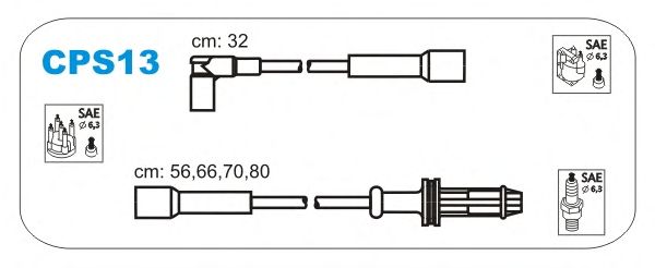 Комплект проводов зажигания CPS13