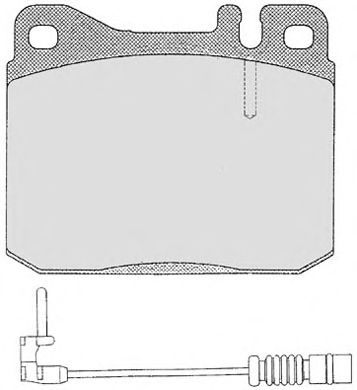 Комплект тормозных колодок, дисковый тормоз 148.2