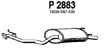 Endschalldämpfer P2883