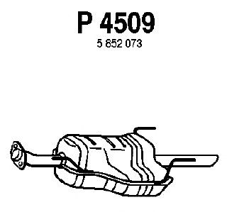 Silenciador posterior P4509