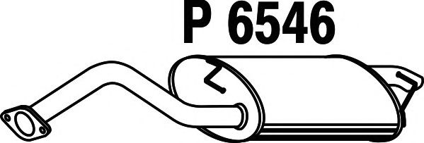 Bagerste lyddæmper P6546