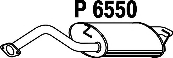 Endschalldämpfer P6550