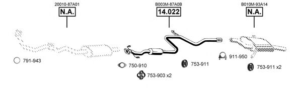 Exhaust System NI142210