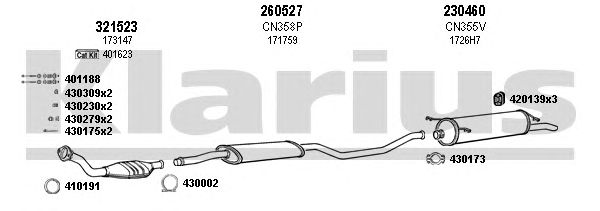 Exhaust System 180370E