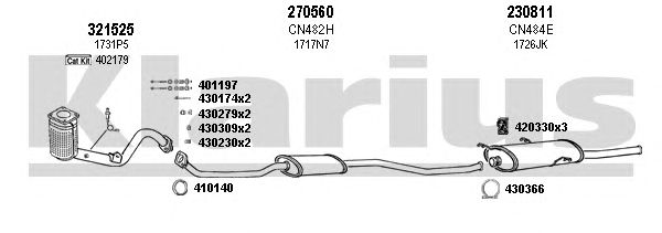 Exhaust System 180554E
