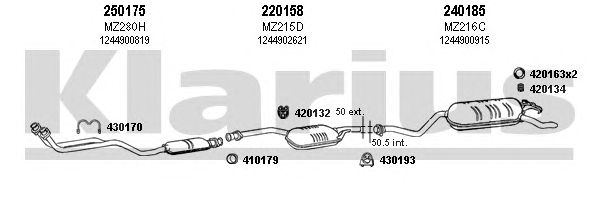 Exhaust System 600122E