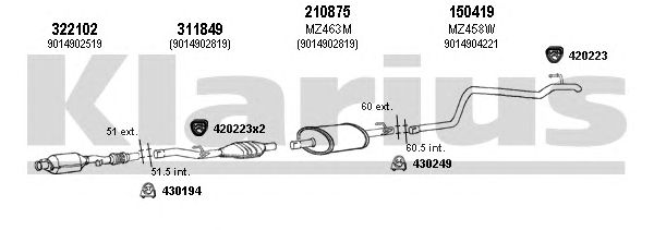 Exhaust System 600520E
