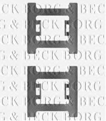 Kit de accesorios, pastillas de frenos BBK1196
