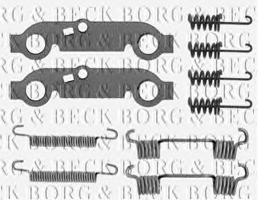 Accessory Kit, disc brake pads BBK6057