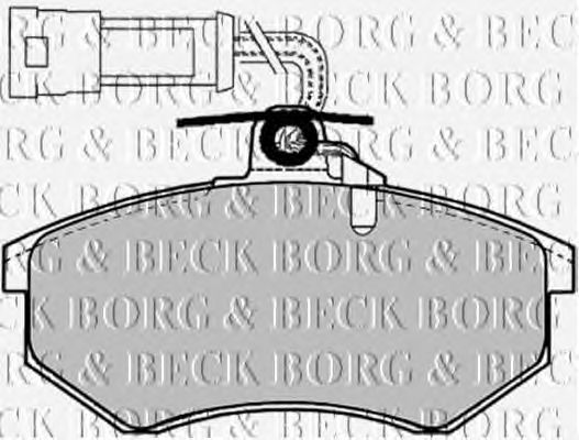 Комплект тормозных колодок, дисковый тормоз BBP1066