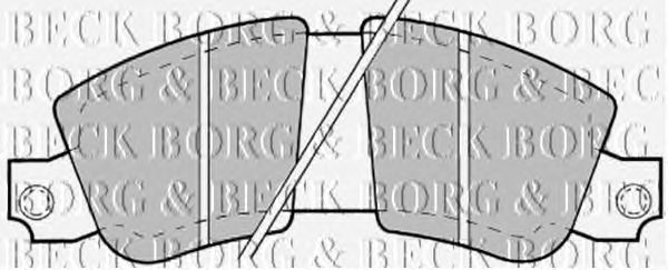 Комплект тормозных колодок, дисковый тормоз BBP1183