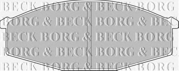 Комплект тормозных колодок, дисковый тормоз BBP1497