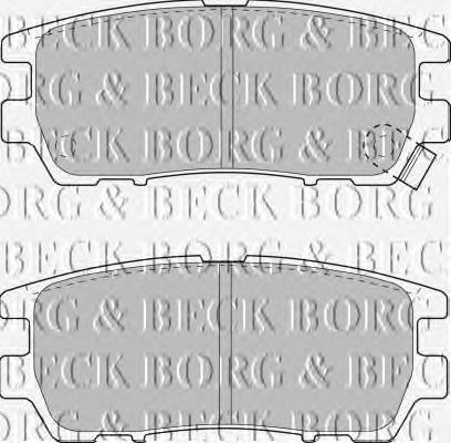 Комплект тормозных колодок, дисковый тормоз BBP1582