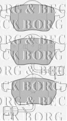 Brake Pad Set, disc brake BBP1646
