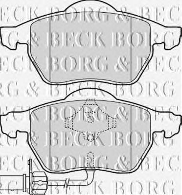 Brake Pad Set, disc brake BBP1766