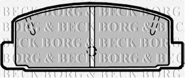 Комплект тормозных колодок, дисковый тормоз BBP1816