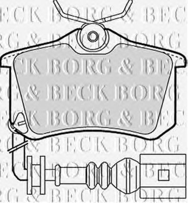 Комплект тормозных колодок, дисковый тормоз BBP1824