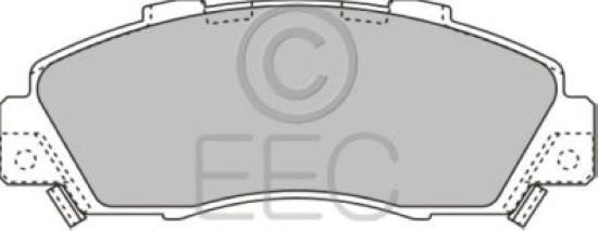 Комплект тормозных колодок, дисковый тормоз BRP0737