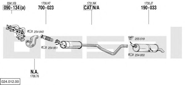 Exhaust System 024.012.00