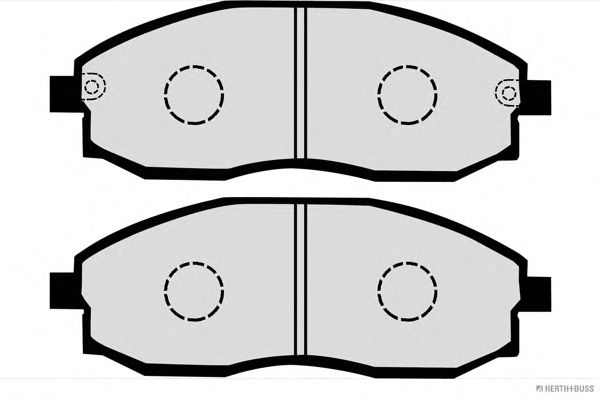 Комплект тормозных колодок, дисковый тормоз J3600548