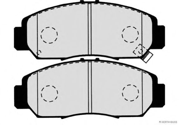 Комплект тормозных колодок, дисковый тормоз J3604051