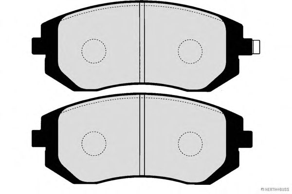 Комплект тормозных колодок, дисковый тормоз J3607017