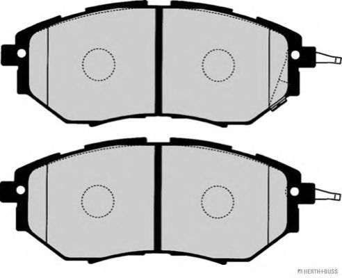 Комплект тормозных колодок, дисковый тормоз J3607020