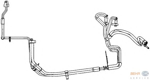 High Pressure Line, air conditioning 9GS 351 338-361