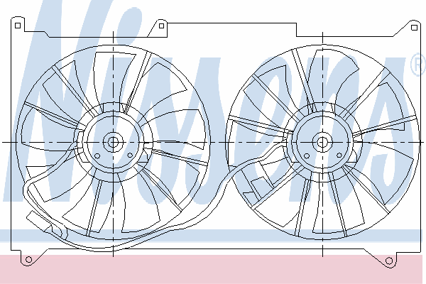 Fan, radiator 85486