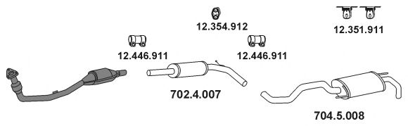 Exhaust System AP1009