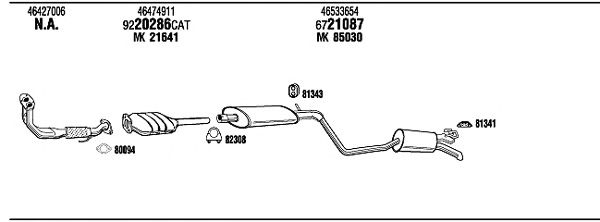 Exhaust System LNT07808