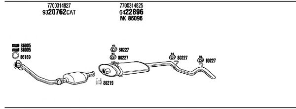 Exhaust System RE94131C