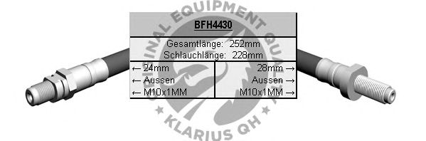 Ελαστικός σωλήνας φρένων BFH4430