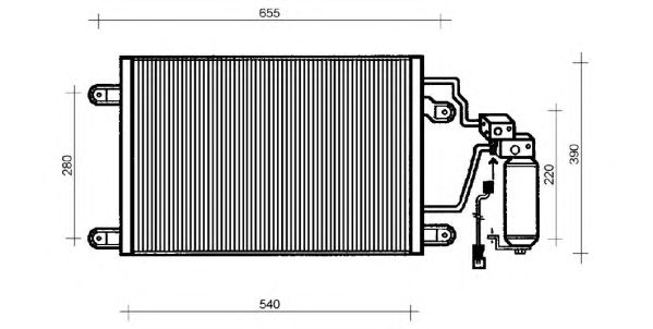 Condensator, airconditioning QCN3
